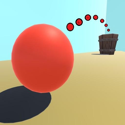 Red Ball Basket 3D icon