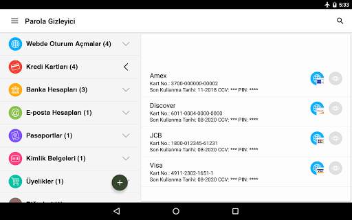 Parola Gizleyici ve Yöneticisi screenshot 7