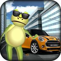Frog Simulator City Free logo