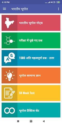 Indian Geography Notes IN HINDI screenshot 1