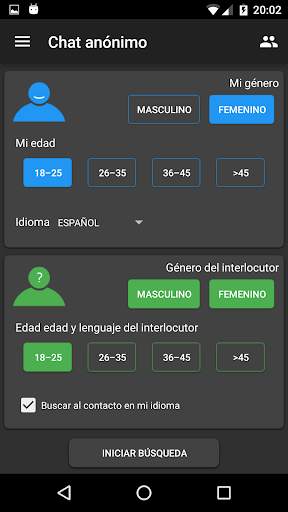 Chat anónimo screenshot 2