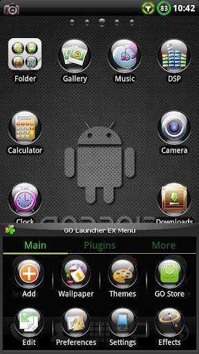 Black Pearl GO Launcher Theme screenshot 7