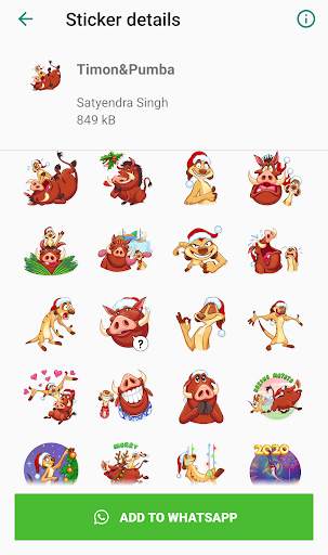 Cartoon Stickers for Whatsapp screenshot 3