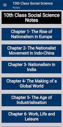 10th Class Social Science Notes in English screenshot 1
