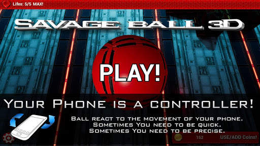 Savage Ball 3D - Balance ball game screenshot 1