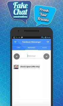 Fake Chat for fb Messenger screenshot 3