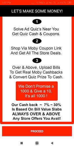 Moby Cashback screenshot 4