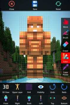 Skin Editor For Minecraft 3D screenshot 3
