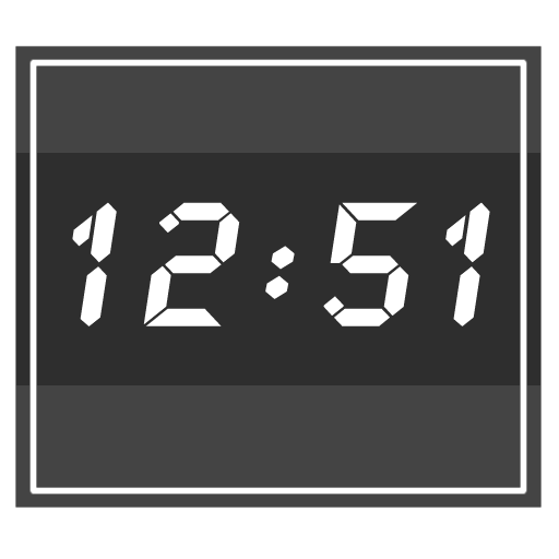 Clock - minimal &amp; full screen icon