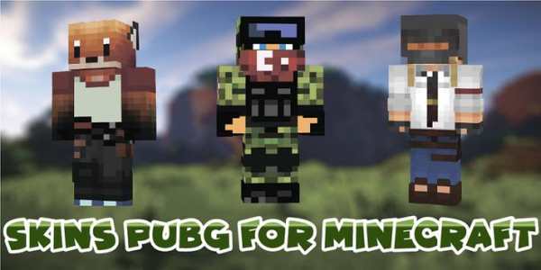 Free Skins PUBG for Minecraft PE screenshot 1