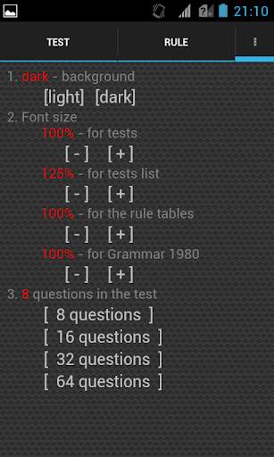 Parts of speech. Russian screenshot 2
