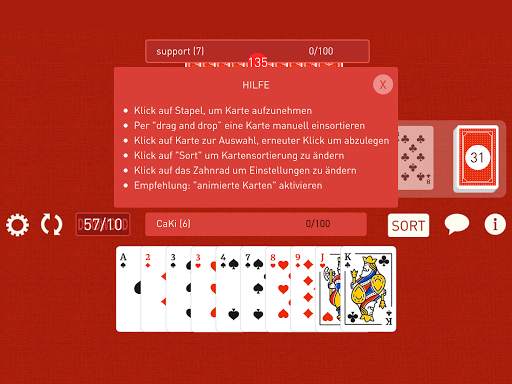 Pro Rommé online screenshot 20