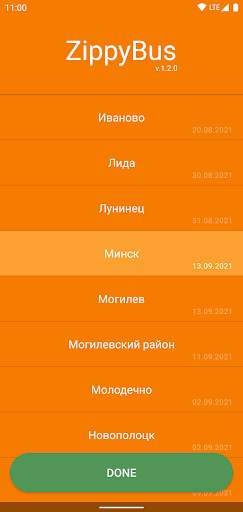 Transport schedule - ZippyBus screenshot 1