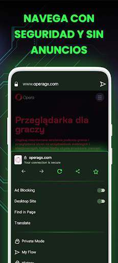 Opera GX: navegador gaming screenshot 3
