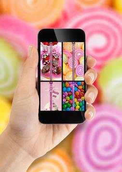 Candy Zipper Lock Screen screenshot 1