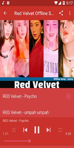 Red Velvet - Offline Song  Lyrics KPop screenshot 1
