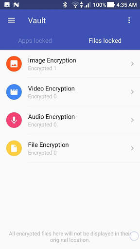Vault - Lock Apps ,Encrypt Files (Free/NoRoot/2MB) screenshot 5