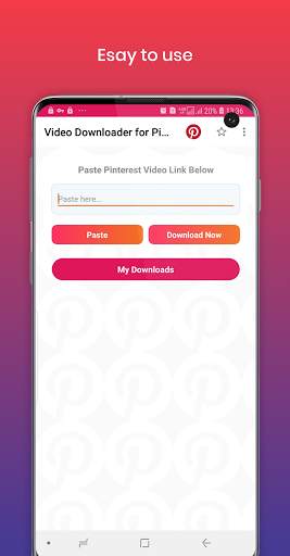 Video Downloader for Pinterest screenshot 1