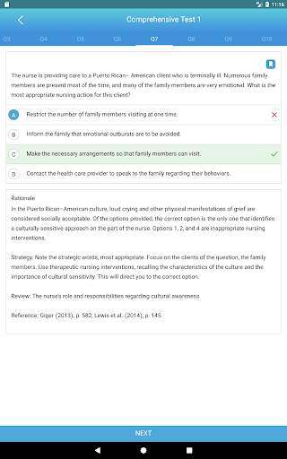 Saunders NCLEX RN Exam скриншот 21