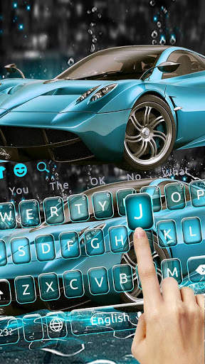 Water Stealth Sci-fi Sports Car Keyboard 2 تصوير الشاشة