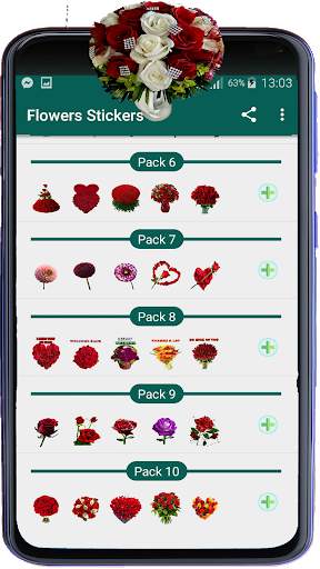 Flowers Stickers 2020 for WhatsApp - WAStickerApps screenshot 2