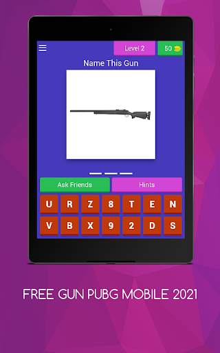 Guess the gun in pubg mobile FREE GUN  2021 screenshot 10