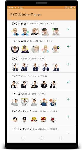 EXO WAStickerApps : Stickers for Whatsapp screenshot 1