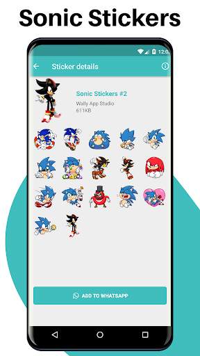 WAStickerApps - Sonic Stickers for WhatsApp 2020 screenshot 3