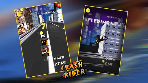 Crash Rider: 3D Moto Bike Race screenshot 3