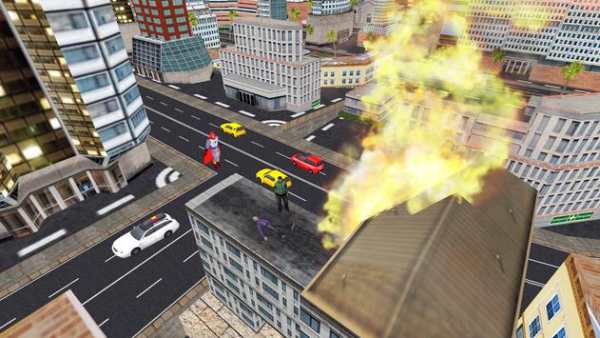 Superhero Crime City Flying Fighter Rescue Sim 18 स्क्रीनशॉट 2