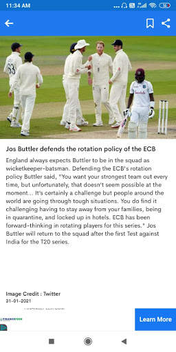 Cricsmash - Cricket News screenshot 5