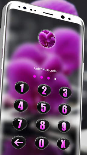 Orchid Flower Launcher Theme screenshot 5