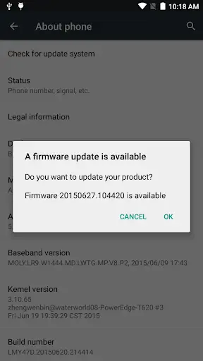 Archos System Update screenshot 1
