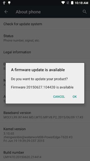 Archos System Update screenshot 1
