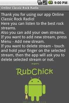 Online Classic Rock Radio screenshot 5