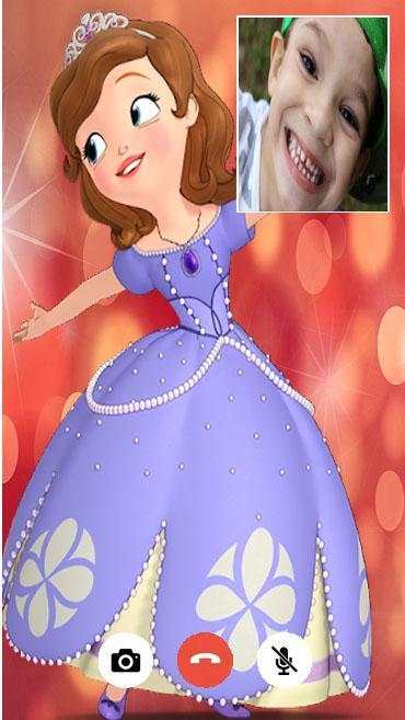 Princess Sofia Video Call Fake Prank screenshot 2