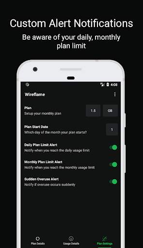 Wireflame - Data Usage Monitor, Data Manager screenshot 5