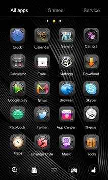Dark  GO Launcher Theme screenshot 4