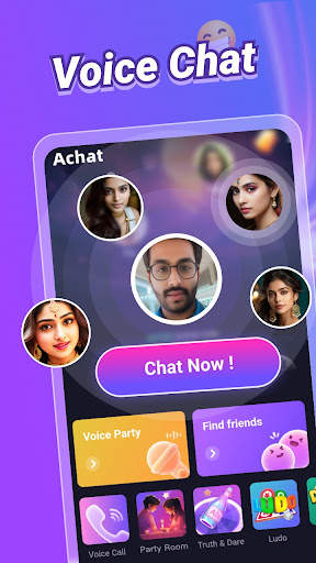 Achat- Live Chat& Make Friends screenshot 1