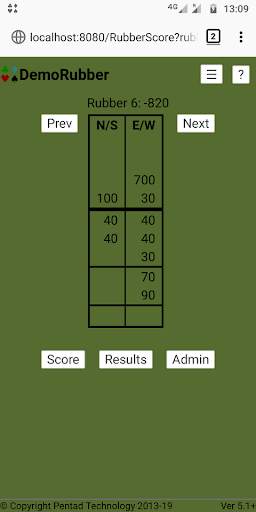 Bridge Scorer screenshot 7