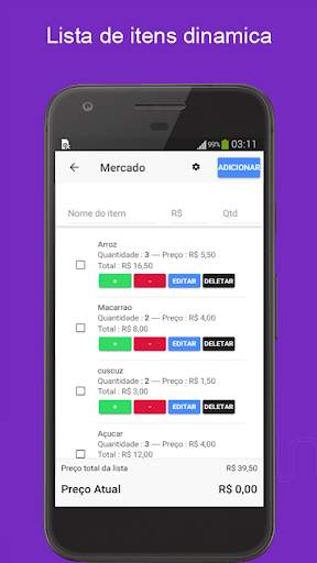 Lista de compras com preço screenshot 4