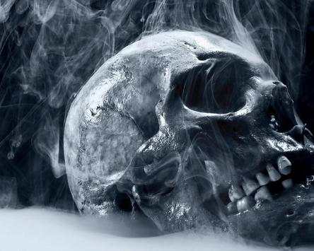 3D Blue Fire Skull Theme Wallpapers screenshot 5
