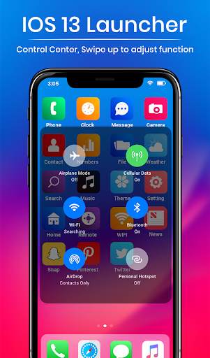 i Launcher, os 13 control Center screenshot 4