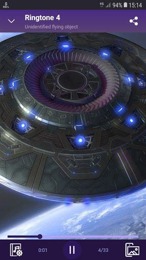 Unidentified flying object RINGTONES and WALLPAPER screenshot 1