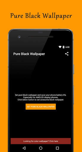 Pure Black Wallpaper 2 تصوير الشاشة