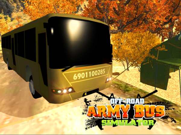 Off-Road Army Bus Simulator 3D screenshot 6