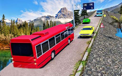 Drive Hill Coach Bus Simulator Jogo de Ônibus 2019 screenshot 12