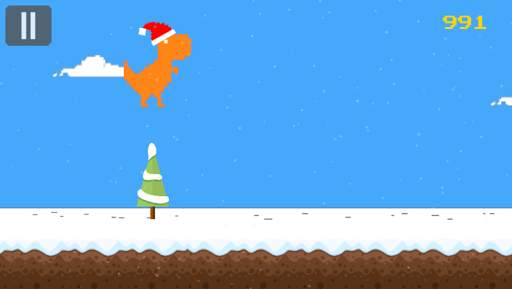 T-rex runner - Christmas Games Color screenshot 6