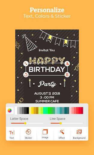 Birthday Invitation Maker : Invitation Card Maker screenshot 3