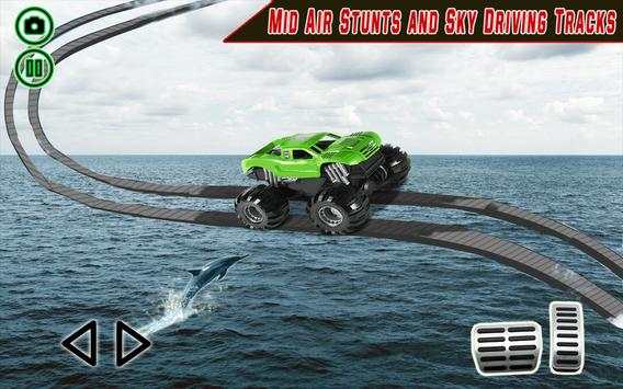 99% Sky Car Racing - Impossible Track Drive Stunt screenshot 1